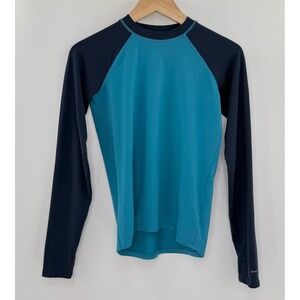 Columbia Omni Shade‎ Long Sleeve Rash Guard Kids L (14/16) Swim Shirt